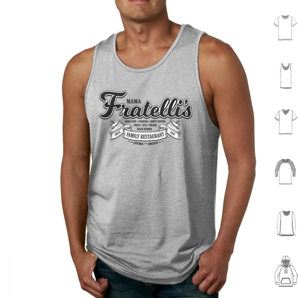 

The Goonies-Mama Fratellis Family Restaurant Tank Tops Vest Sleeveless Fratellis Fratellis Restaurant Fratelli The Goonies