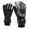 Men Black Ski Gloves Ultralight PU Waterproof Winter Warm Gloves Snowboard Male Cycling Motorcycle Riding Snow Windproof Gloves 1