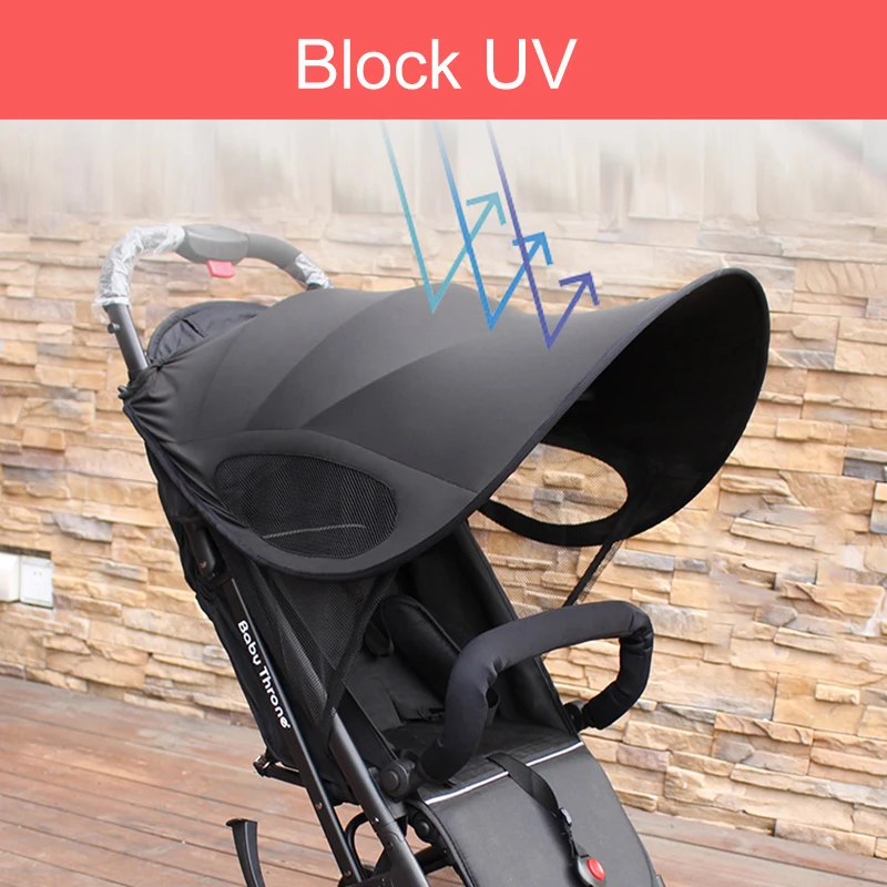 Universal Baby Stroller Accessories Sun Shade Sun Visor Canopy Cover UV Resistant Hat fit Babyzenes Yoyo Yoya+Pushchair Pram