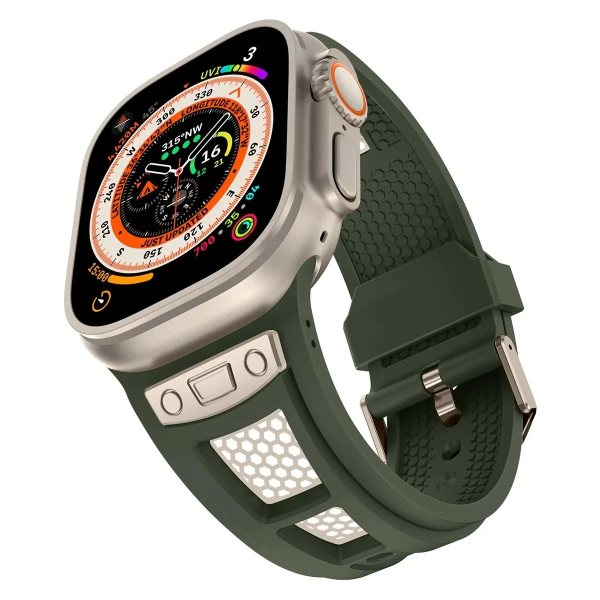 Uhrenarmband für iWatch 42/44/45/49 mm, modisches Metallarmband für die Uhrenserie Ultra2 Se 9/8/7/6/5/4/3/2/1_voghion.com