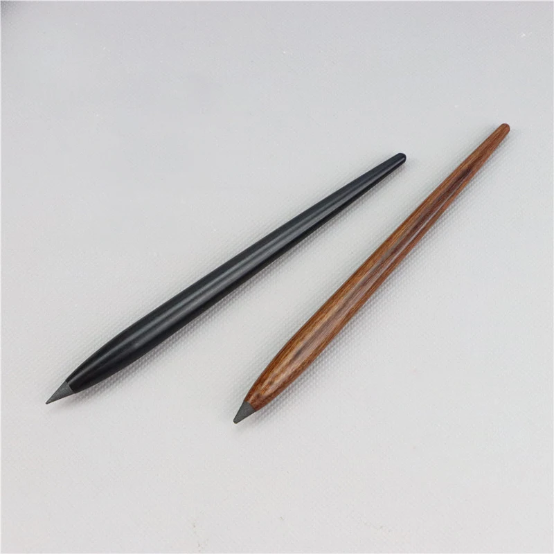 

1Pcs Sandalwood pen Eternal Pencil Unlimited Writing No Ink Pen Pencils For Writing Art Sketch Stationery School Supplies