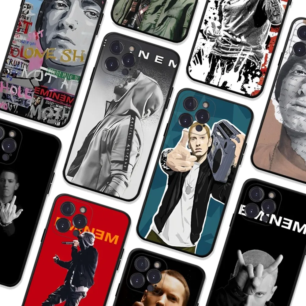 

Marshall Mathers Eminem Phone Case For iPhone 6 7 8 Plus 11 12 13 14 Pro SE 2020 MAX Mini X XS XR Back Funda Cover
