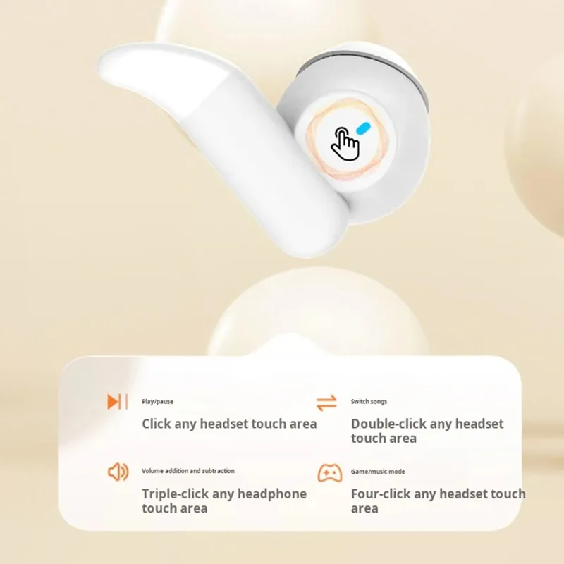 Wireless Earbuds, Translator Earphones, Translation Headset BOSE&OG Wireless Bluetooth Headphone In-ear Earplug Sleep Noise Reduction Sliding Cover Sports/Gaming With Mic