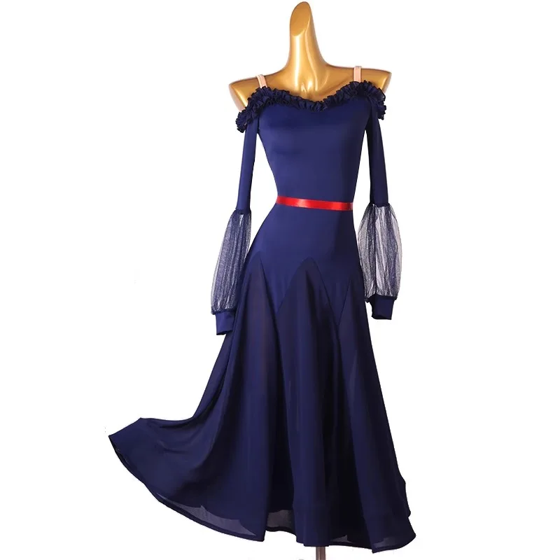 Modern Dance Skirt Dress Art Examination Dress Beautiful Back National Standard Dance Competition Costume Ballroom Swi