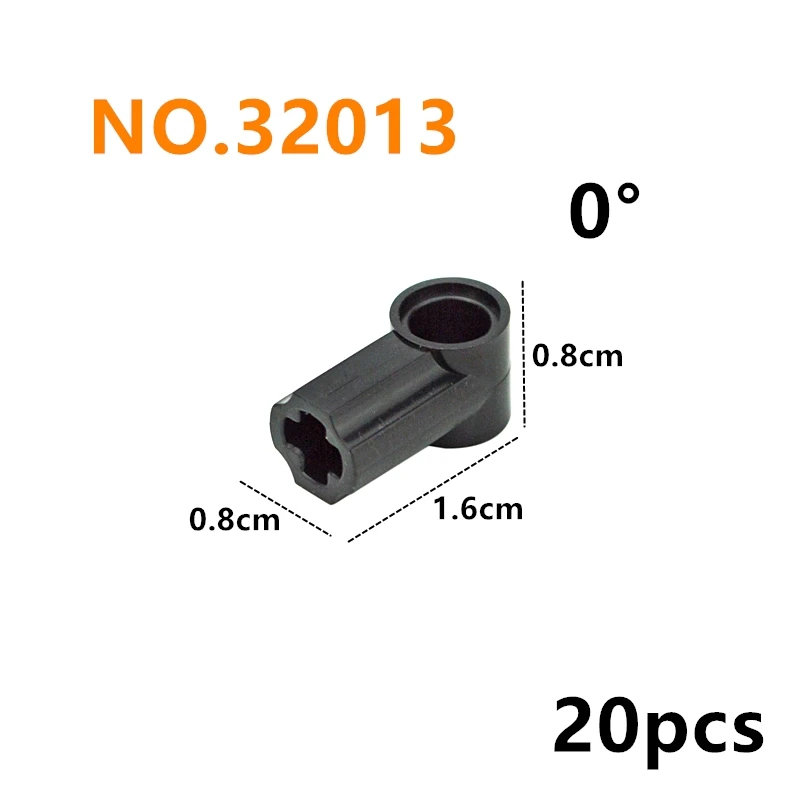 Enhanced Building Block Connector Accessories - Technical Parts for Creative Construction Toys