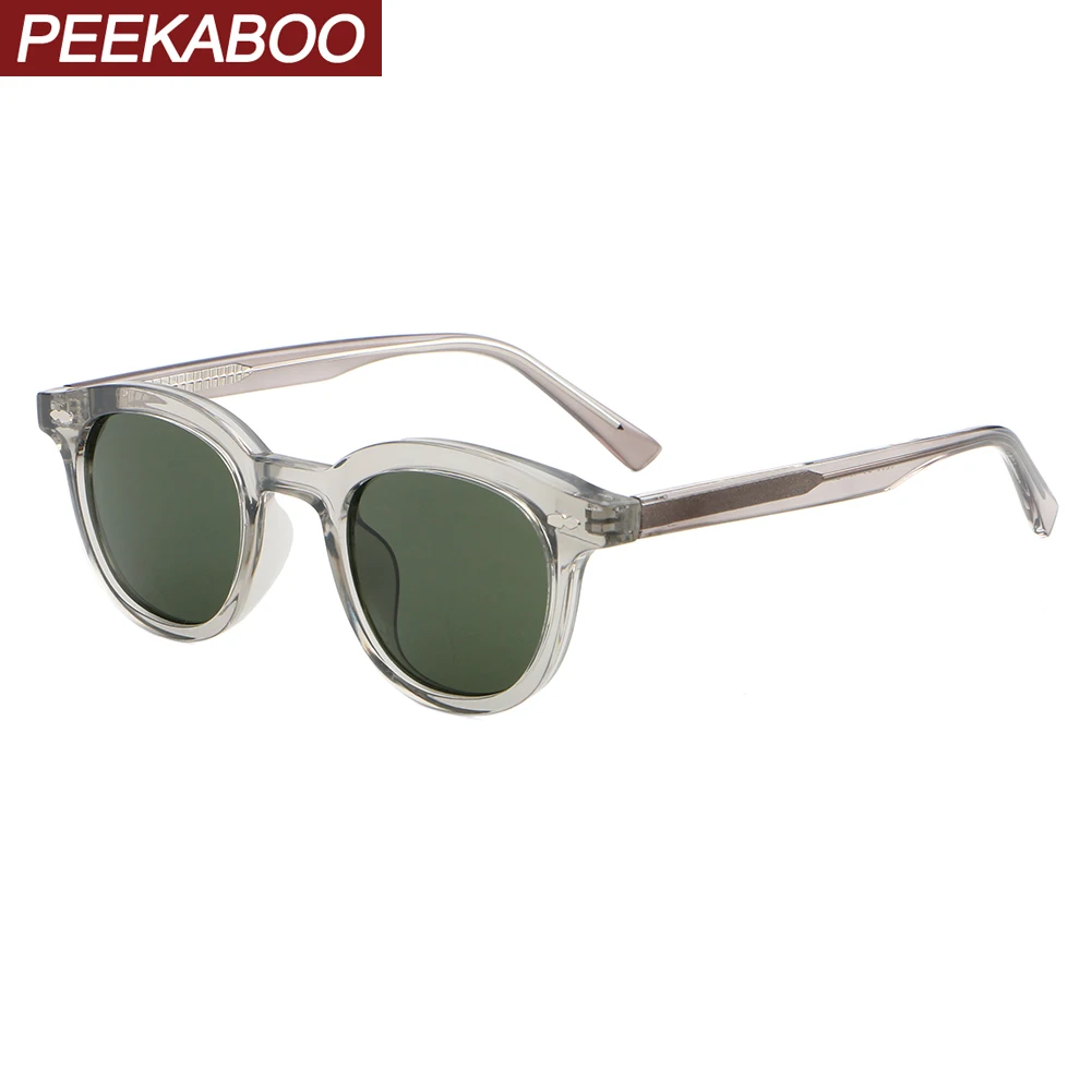 

Peekaboo ретро солнцезащитные очки для мужчин uv400 зеленый черный CP ацетат квадратная оправа солнцезащитные очки для женщин Высокое качество 2024 унисекс