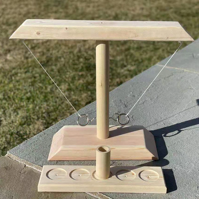 Kids Adults Ring Toss Tables Games Home Party Family Social Strategy Drinking Games Funny Wooden Shot Board Outdoor Bars Games - Image 6