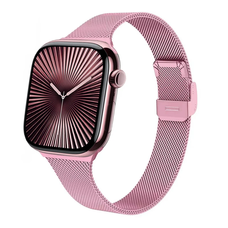 Sleek Milanese Metal Bracelet Watch Strap