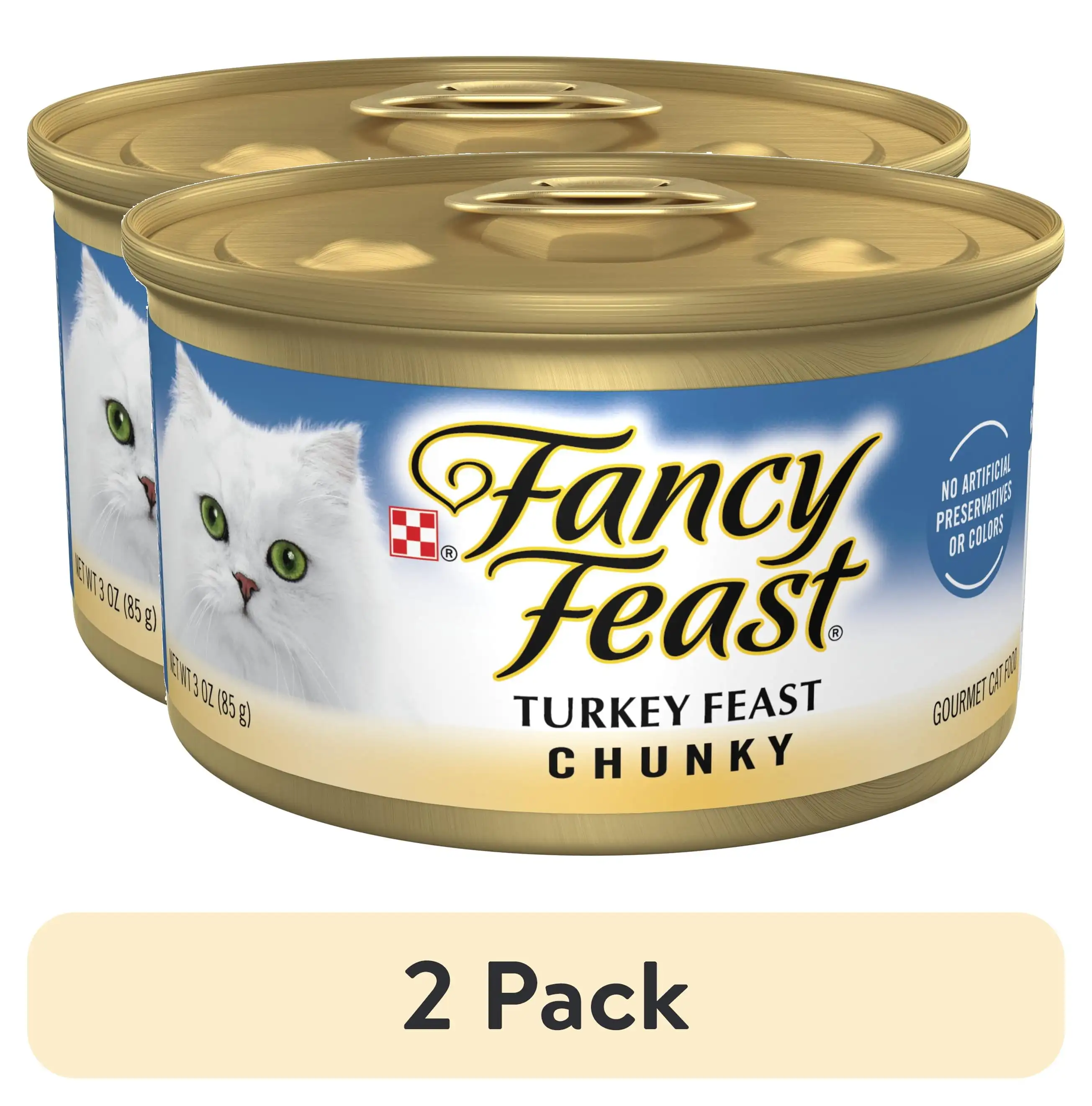 

Purina Fancy Feast Chunky Turkey Feast Wet Cat Food
