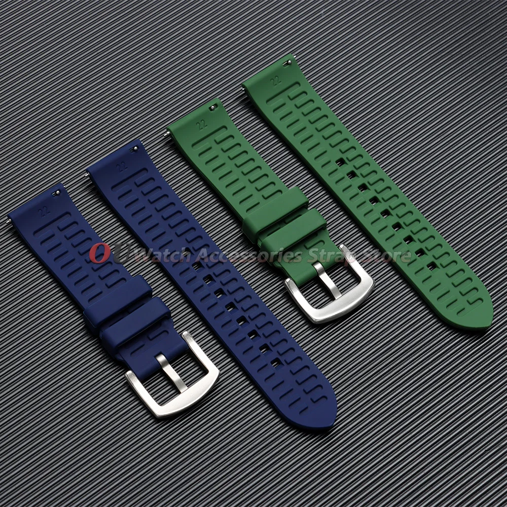 Sport Silicone Waterproof Watch Band - Versatile Rubber Strap