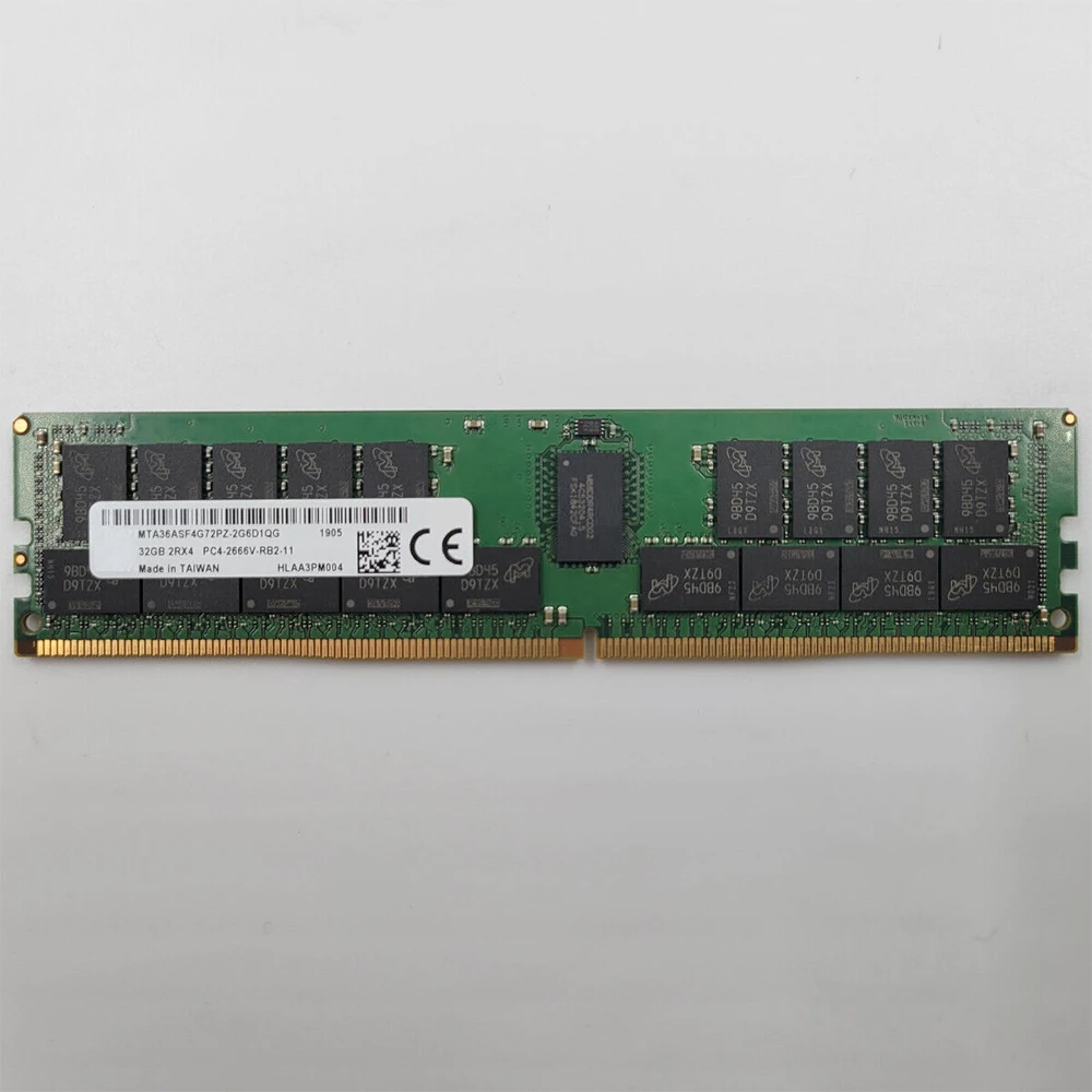 1Pcs RAM For MT 32G 32GB 2RX4 2666 PC4-2666V DDR4 Memory MTA36ASF4G72PZ-2G6D1QG 6 1Pcs RAM For MT 32G 32GB 2RX4 2666 PC4-2666V DDR4 Memory MTA36ASF4G72PZ-2G6D1QG - Image 4