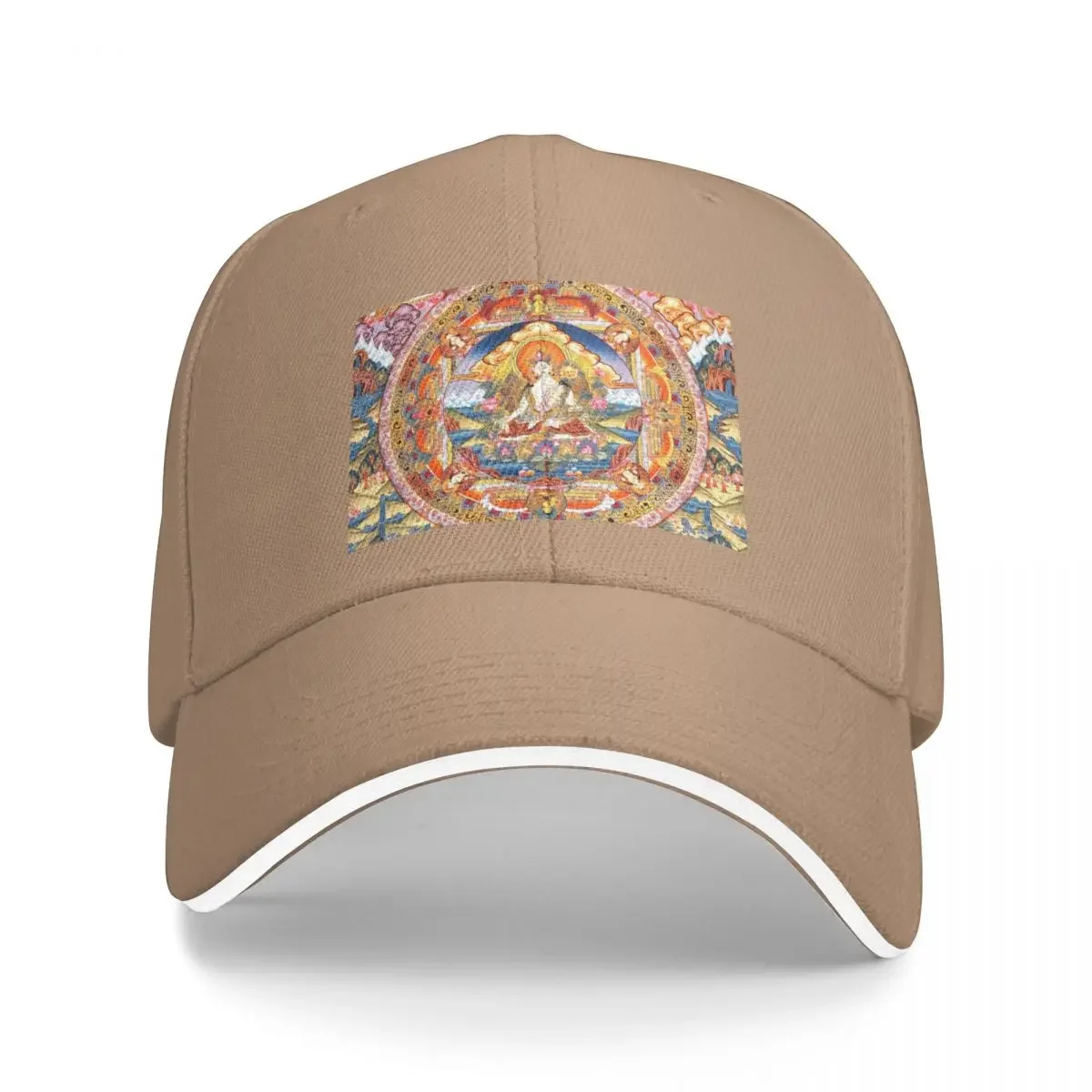 

White Tara Buddhist Mandala 60 Bucket Hat Baseball Cap Golf wear horse hat Caps Hat women Men's