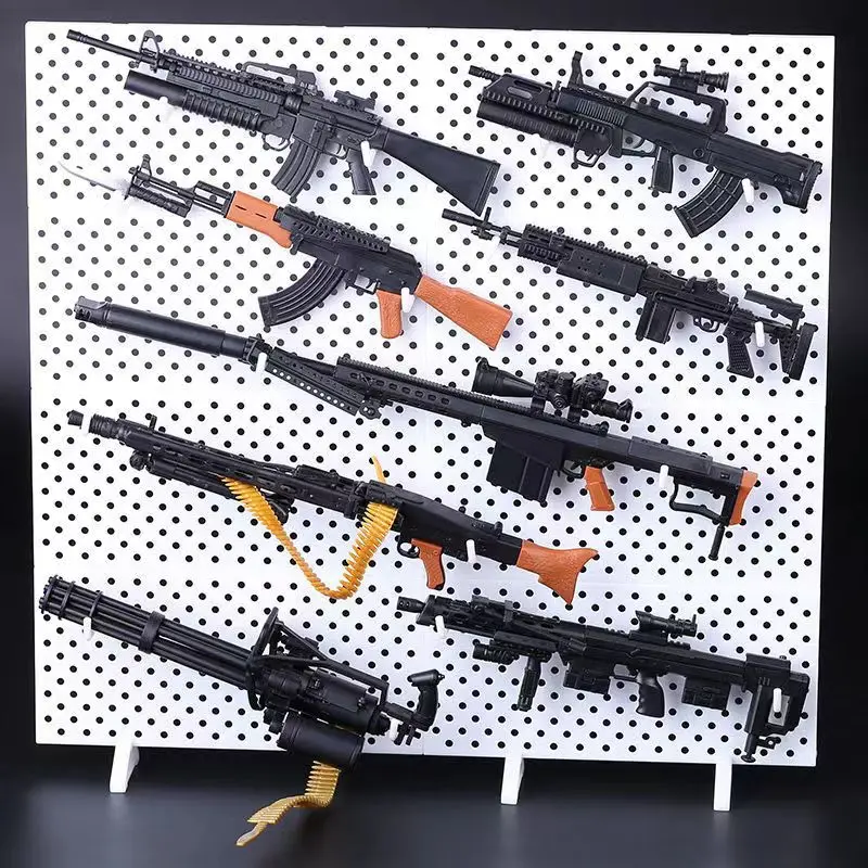 1/6 4D US M2 Machine Gun Weapons Block Toys MK19 AK47 MP5