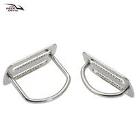 1Pcs KEEP DIVING 316 Stainless Steel Scuba Diving Belt Webbing Strap Keeper with Vertical D-ring BCD Accessories 2