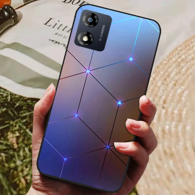 Sleek Black Soft TPU Silicone Back Cover - Stylish Protective Case