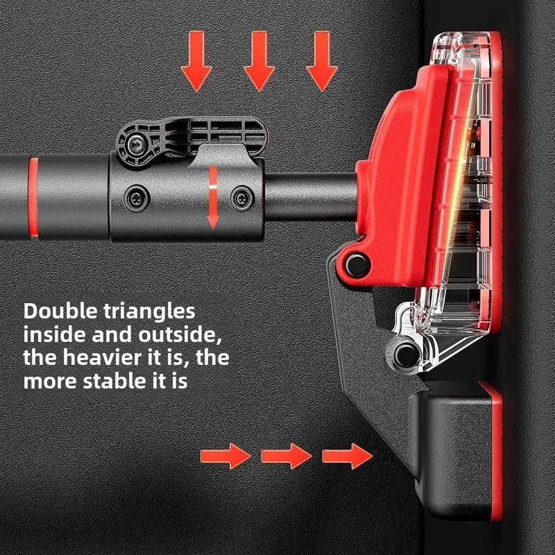 Doorway pull up bar Horizontal Bar Household Indoor Fitness Equipment Non-punching Rings Single Rod Pull-up Device on Door