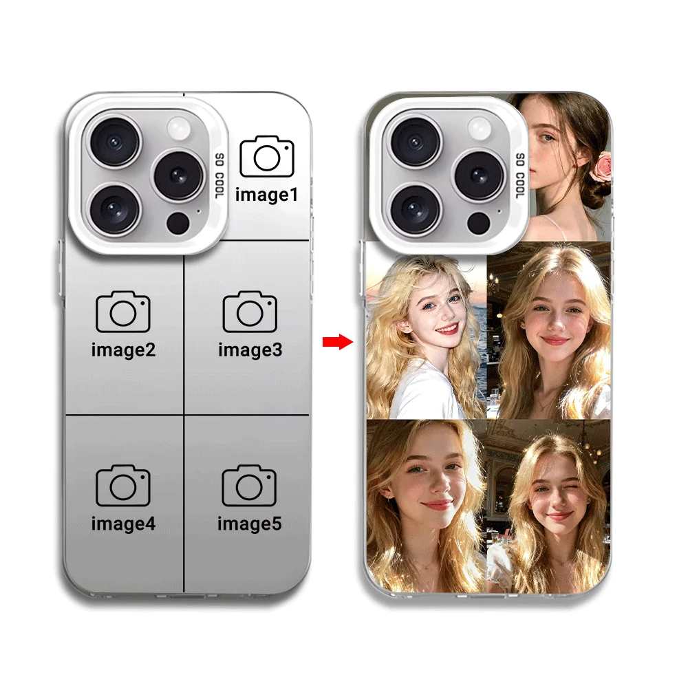 Personalized Luxury Soft Silicone Photo Case - Custom DIY Cover