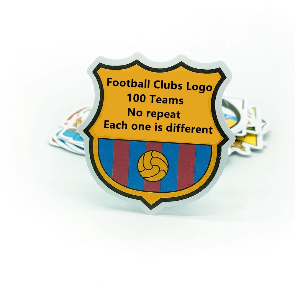 Wall Stickers Spain Football Team Clubs Bar Wall Stickers Italy France England All Soccer Teams Sticker for Sports Fan Souvenir