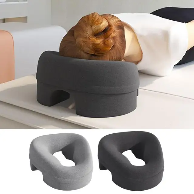 Memory Foam Breathable Head Pillow Ergonomics Lying Down Pillow Rest Support Pillow Body Massage Face Rest Pillow Beauty Salon 1