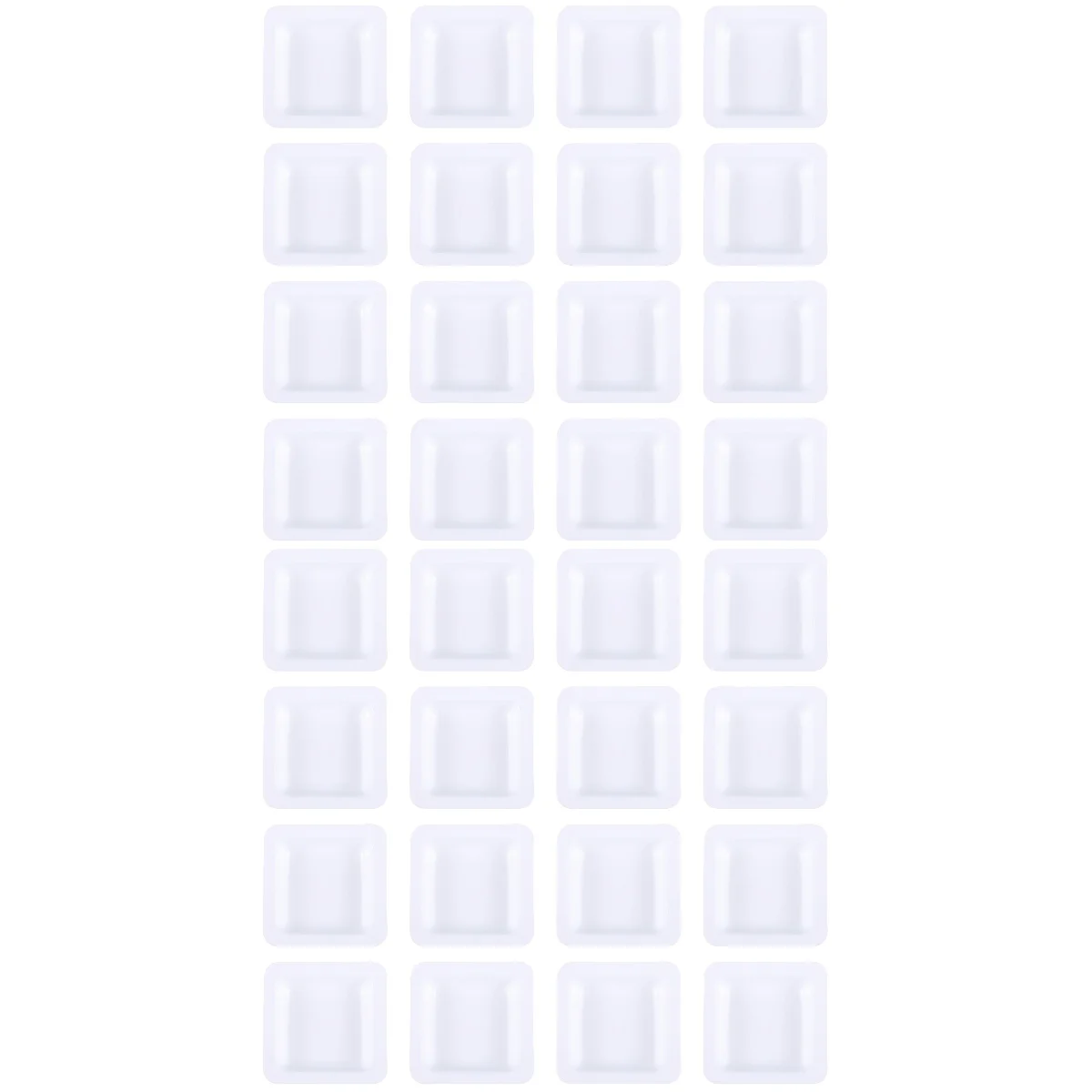 

100 Pcs Weighing Pan Anti-Static Boat Tray Food Jewelry Laboratory Supplies Round Plastic Square
