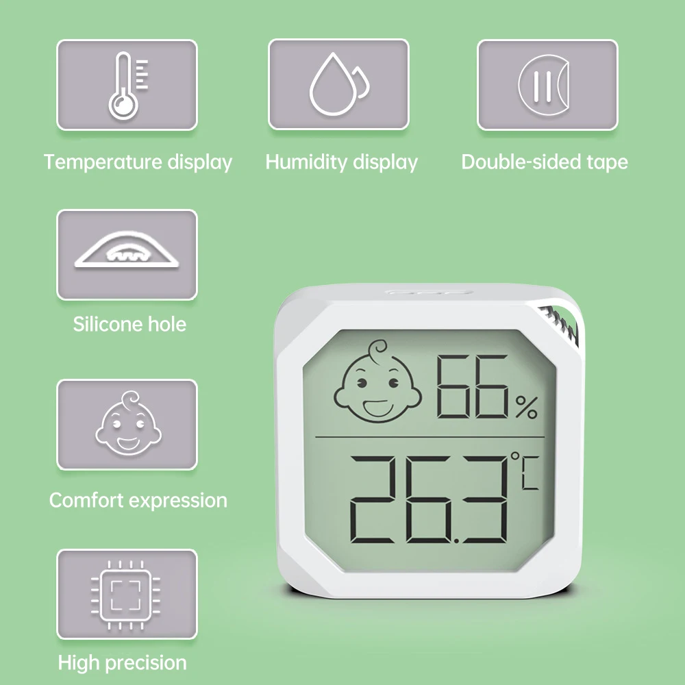 Digital Thermo-Hygrometer for Indoor Temperature and Humidity Monitoring
