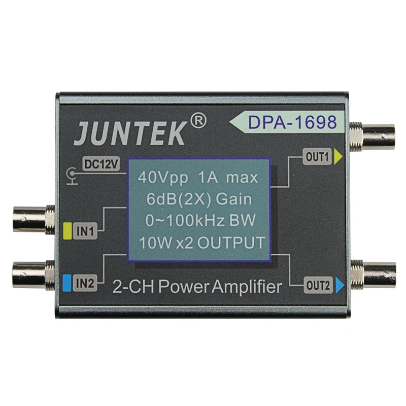 

DPA 1698 2698 Signal Bandwidth 100K 10M Dual-Channels Digital Control Signal 2CH Power Amplifier Higher Power Amplifier