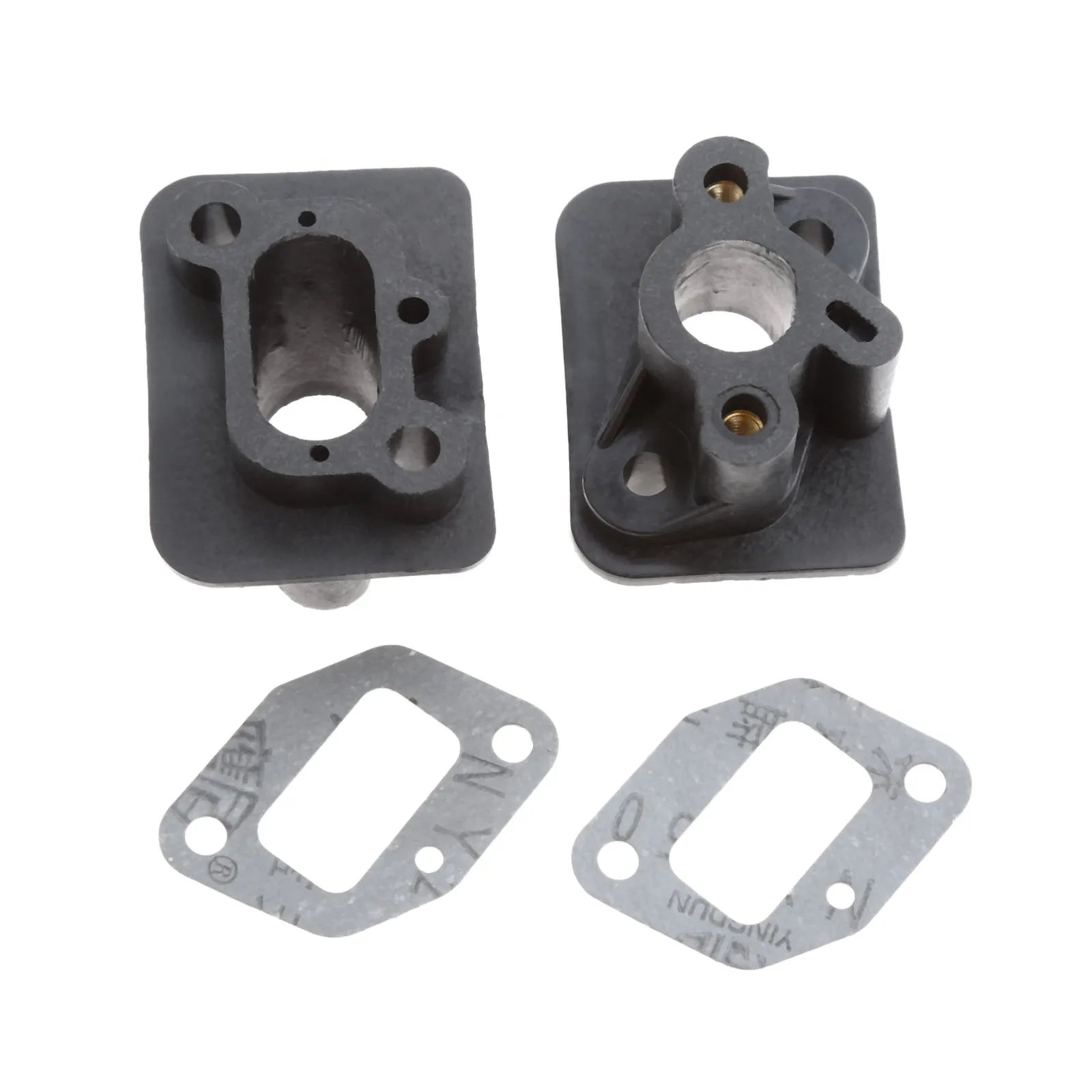 4pcs 기화기 키트 브러시 커터 잔디 트리머 예비 부품 흡기 매니폴드 가스켓 1E40F-5 44F-5 BC430 CG430 CG520 43CC 52CC