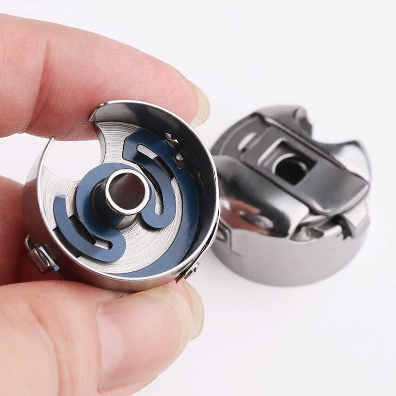 Industrial Sewing Machine Bobbin Case BC-DB1-NBL | Elastic Steel Sheet Bobbin Holder for Flatbed Computerized Sewing Machines