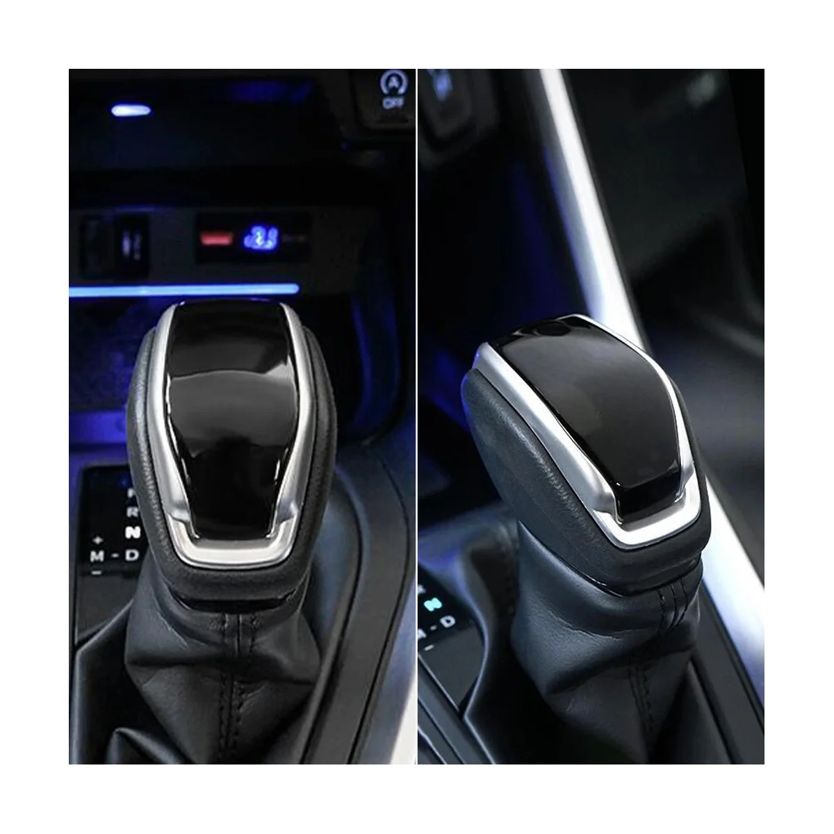 

ABS Interior Gear Shift Head Trim Cover for Toyota RAV4 XA50 2019 2020 Car Styling Gear Head Lever Shift Knob Cover A