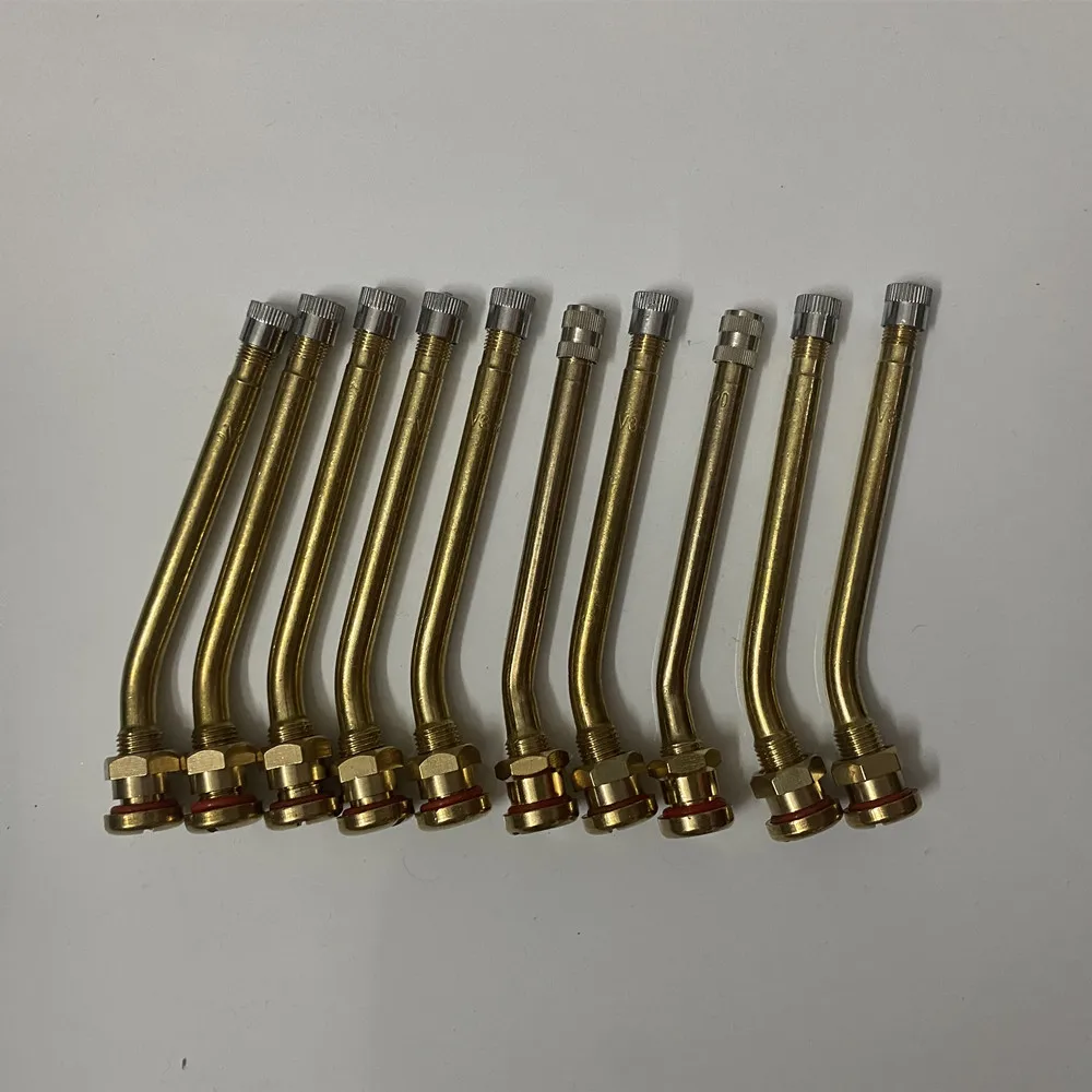 10 PCS Trucks Valve Stem V3.20.4 V3.20.5 V3.20.6 Brass Tubeless Tire Adaptor for Trucks Buses Large Vehicles truck valve stems