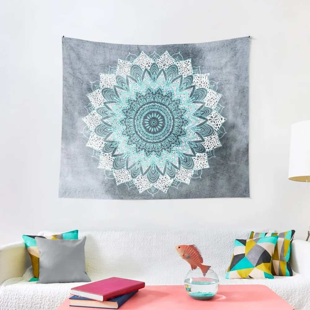 

BOHOCHIC MANDALA IN BLUE Tapestry Decoration Wall Home Decorating Tapestry