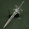 World of Warcraft Weapon 22cm Frostmourne The Lich King Diamond Inlay Game Ornaments Collection Desktop Display Gift Toy 3
