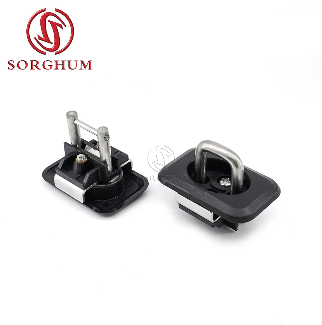 SORGHUM KK-02 트럭 개폐식 타이 다운 앵커 잠금 버클, 도요타 툰드라 불 링 4001 픽업 자동차 액세서리 도구