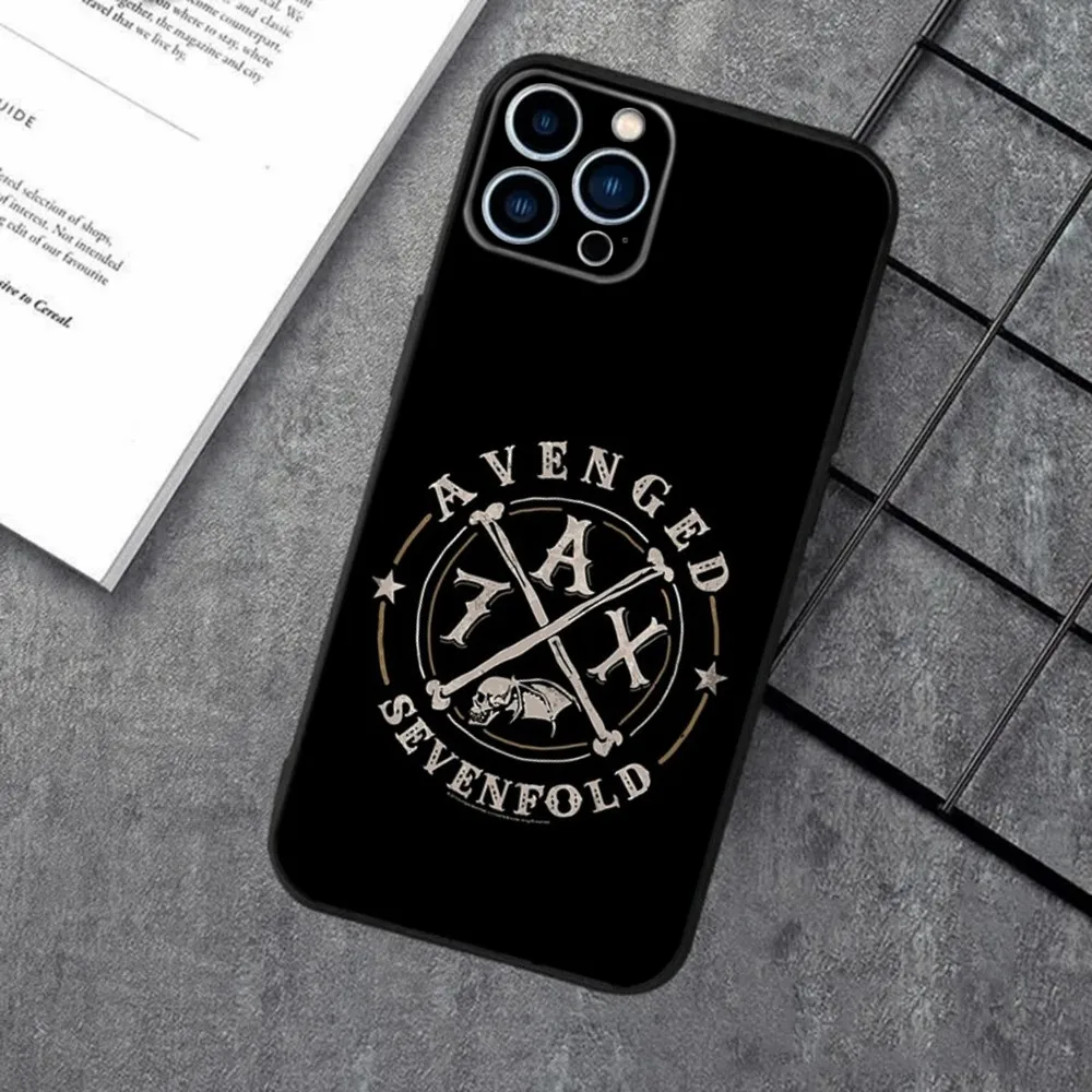 Avenged Sevenfold A7X Band Silicone Black Phone Case