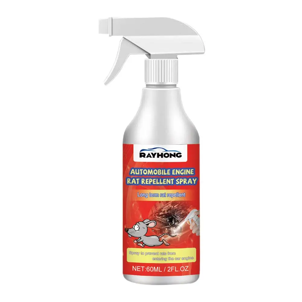 Kfz-Motor-Rattenschutzspray, Auto-Motorfach, langfristige Verhinderung von Ratten vor der Betrehung des Automotors, Anti-Ratten-Mittel