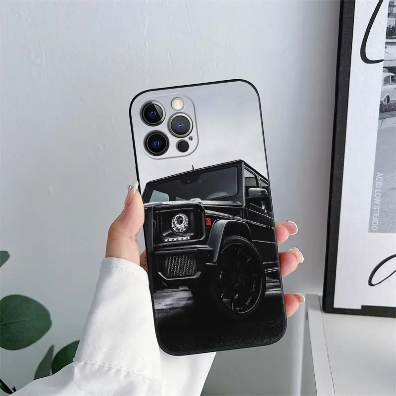 Sleek Men's SUV Sports Car Phone Case - Premium Soft Cover