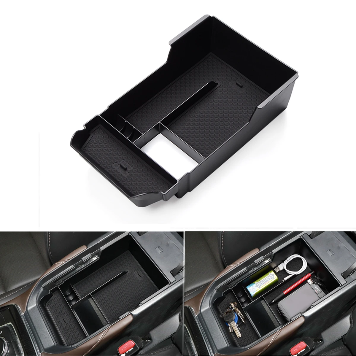 Smabee for Mazda CX-30 CX30 2020 -2026 with Wireless Charging Console Armrest Storage Box Tray Organizer Accessories Tidying — view 6