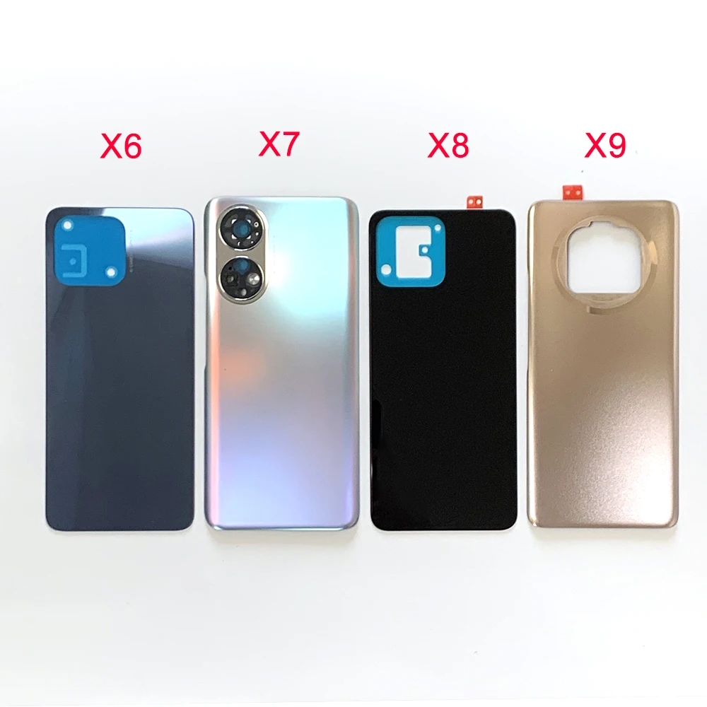 

Задняя крышка батарейного отсека класса AAA для Huawei Honor X6 X7, средняя рамка, рамка для камеры, задняя крышка для HonorX8 X9, задняя крышка