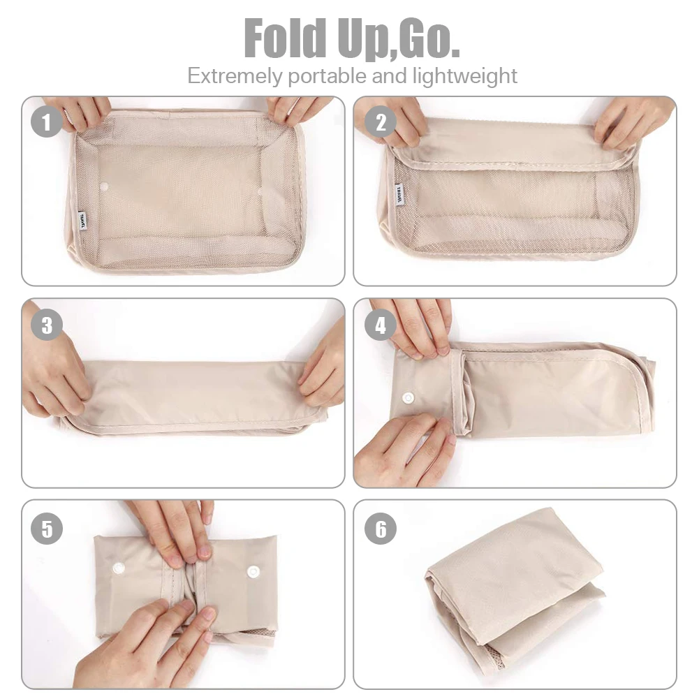 Travel Organizer Storage Bags Suitcase Packing Cubes Set Cases Portable Folding Luggage Clothes Shoe Tidy Pouch 8/7/6 Pieces Set travel bags,storage bag,shoes storage bag,clothes storage bags