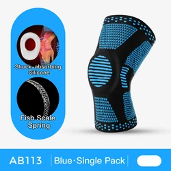 Orthopedic Knee Brace Support for Joint Pain Relief - Adjustable Patella Protector Kneepad (AB113-BU)