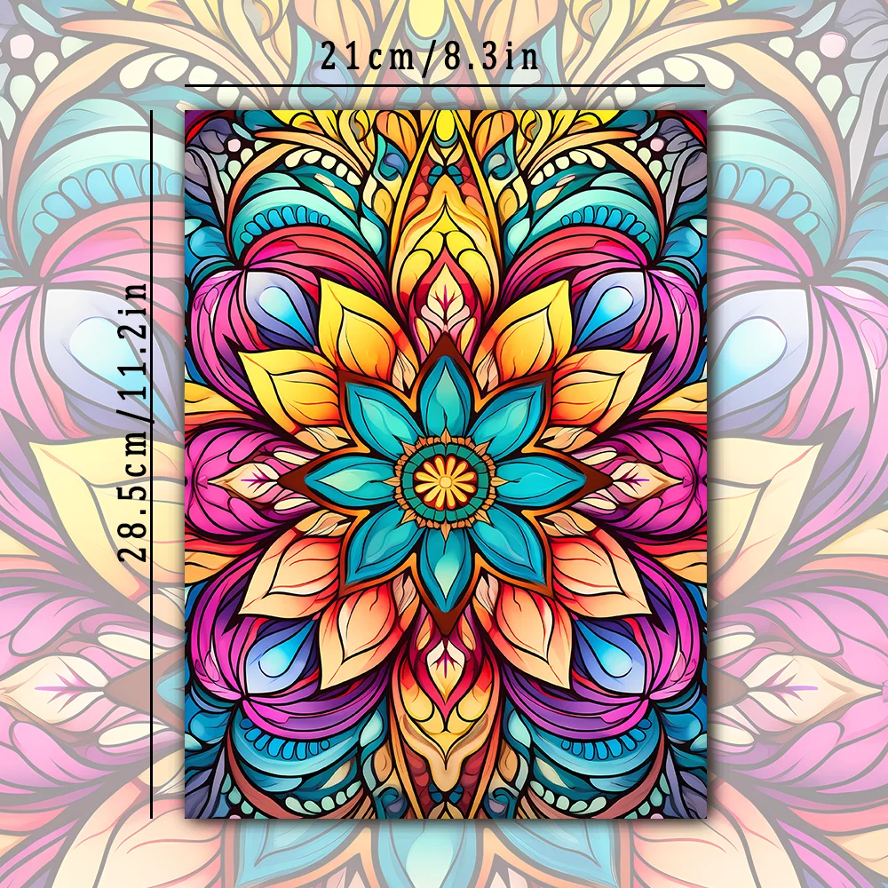 Spiral Coloring book -30 Sheets adult coloring book, 11.3 x 8.3 inches, 100g thick paper, drawing book, homecoming holiday gift 2