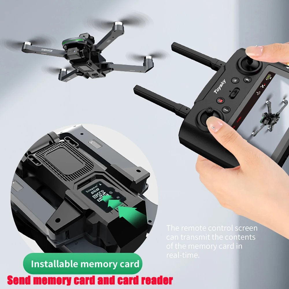2025 New S197 Drone with Screen Remote Control 5G WIFI GPS 8k Professional Camera FPV Dron RC Quadcopter Camera Helicopter 6000M