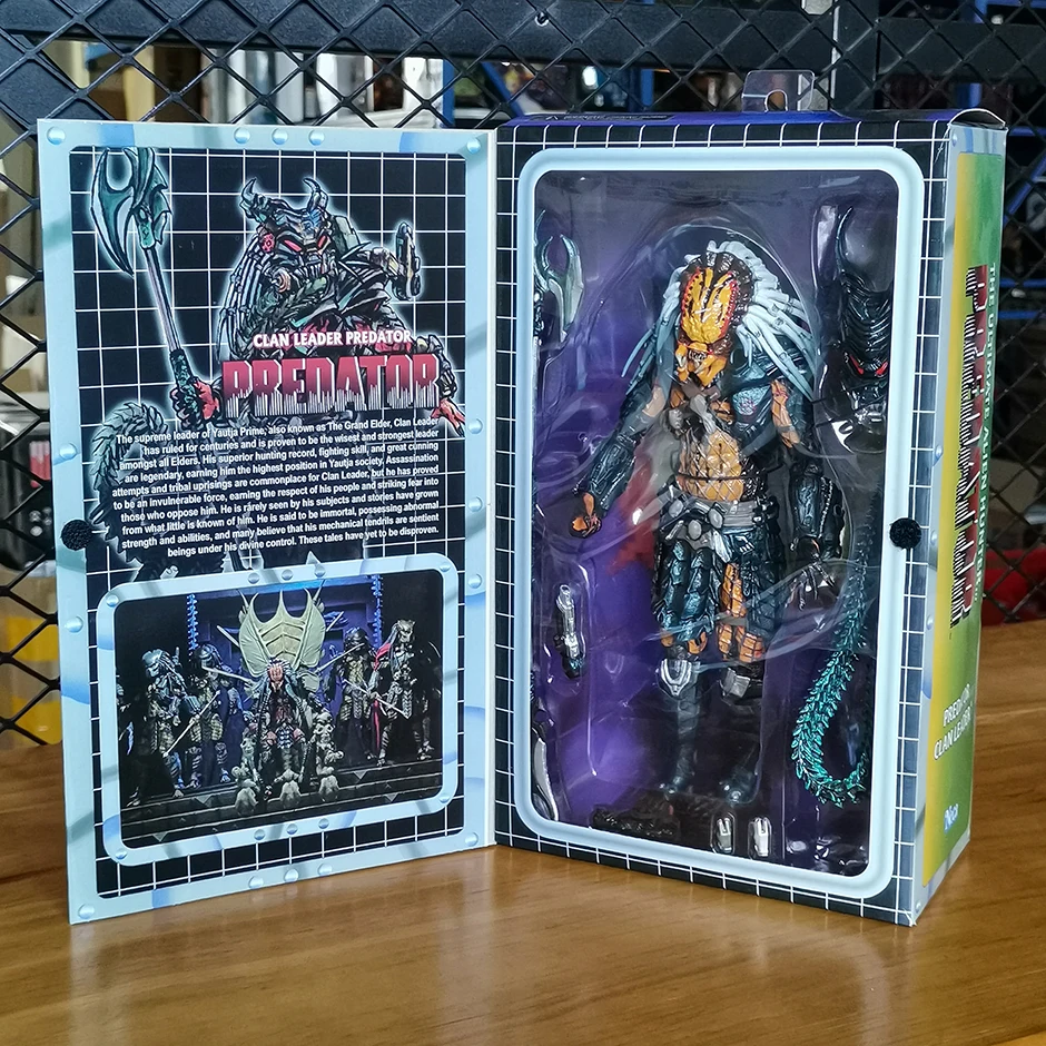 Фигурка лидера клана хищника NECA, Коллекционная модель, игрушка, подарок, кукла, фигурка