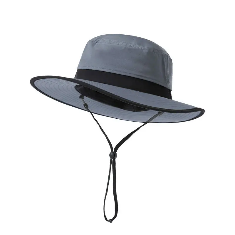 Summer Sun Hat Cross-border UV Sun Hat Ultra-light Men's Fisherman Hat Portable Fishing