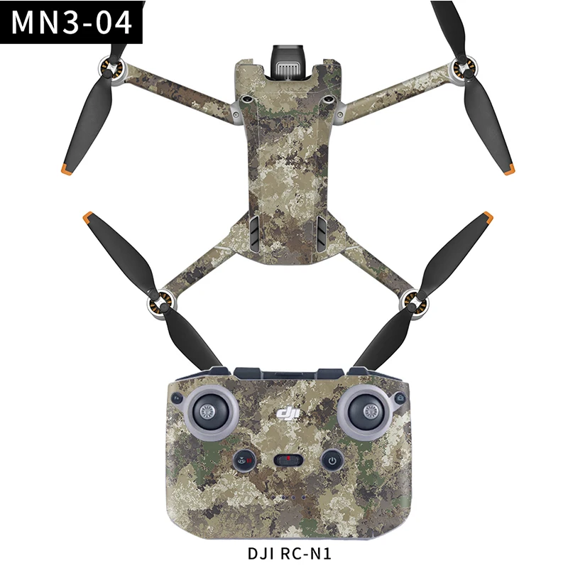 PVC Stickers for DJI Mini 3 Pro Skin for DJI RC/DJI RC-N1 Remote Control Sticker Scratch Resistant Waterproof Accessories drone accessories