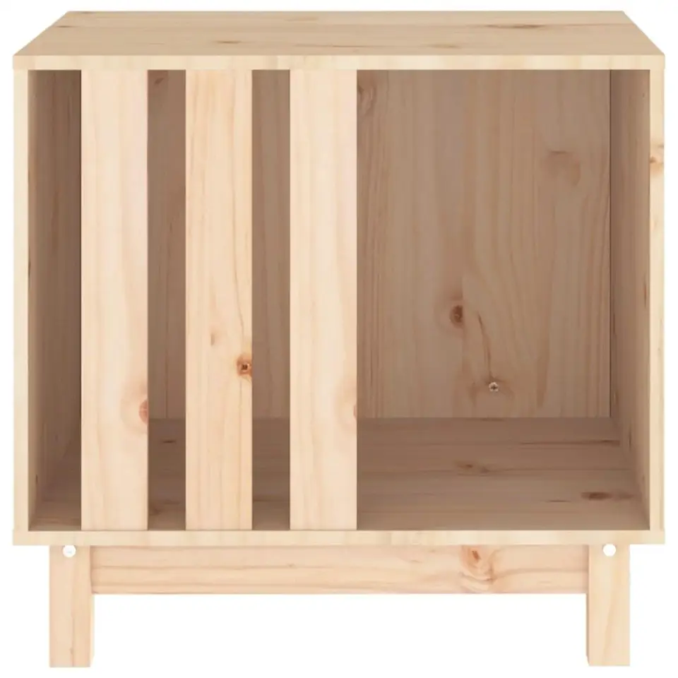 Durable Natural Solid Pine Wood Dog House