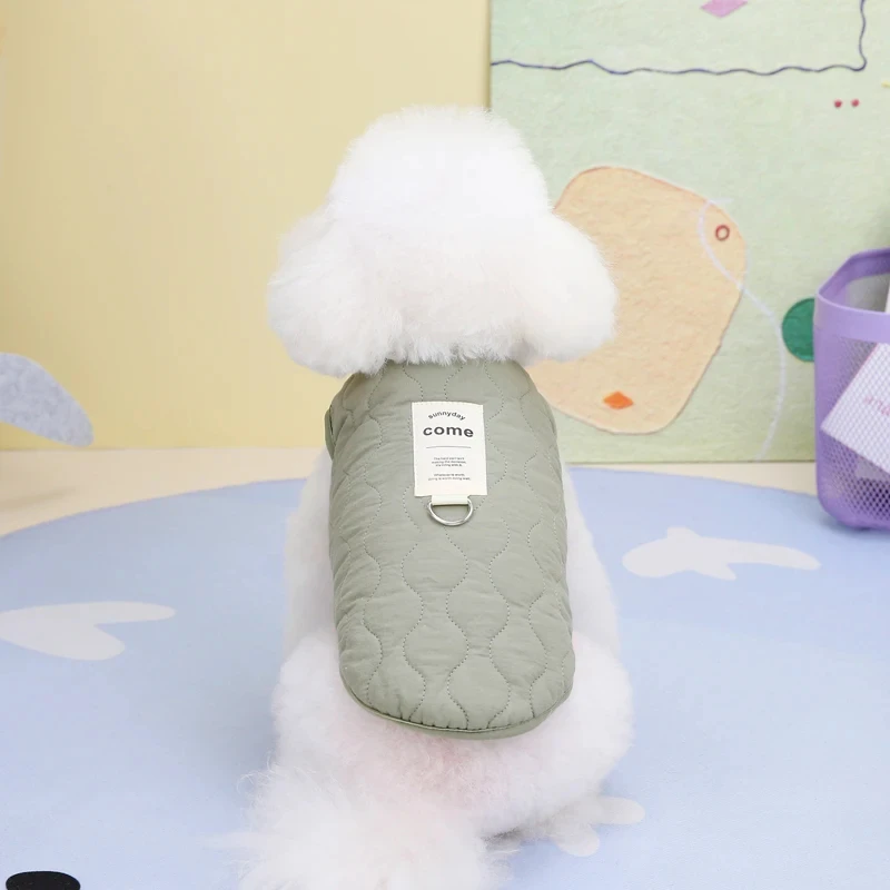 Title 8, Dog Winter Warm Vest for Small Dog Cat Clothes ...
