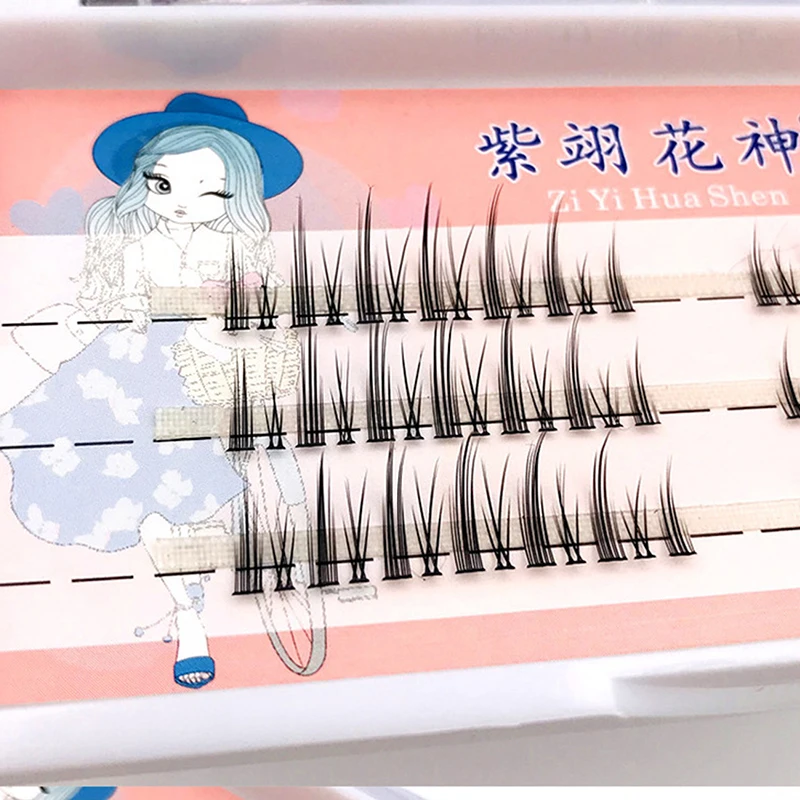 인조 속눈썹 세그먼트 접목 단일 클러스터 속눈썹, 자연스러운 부드러운 단일 클러스터 속눈썹