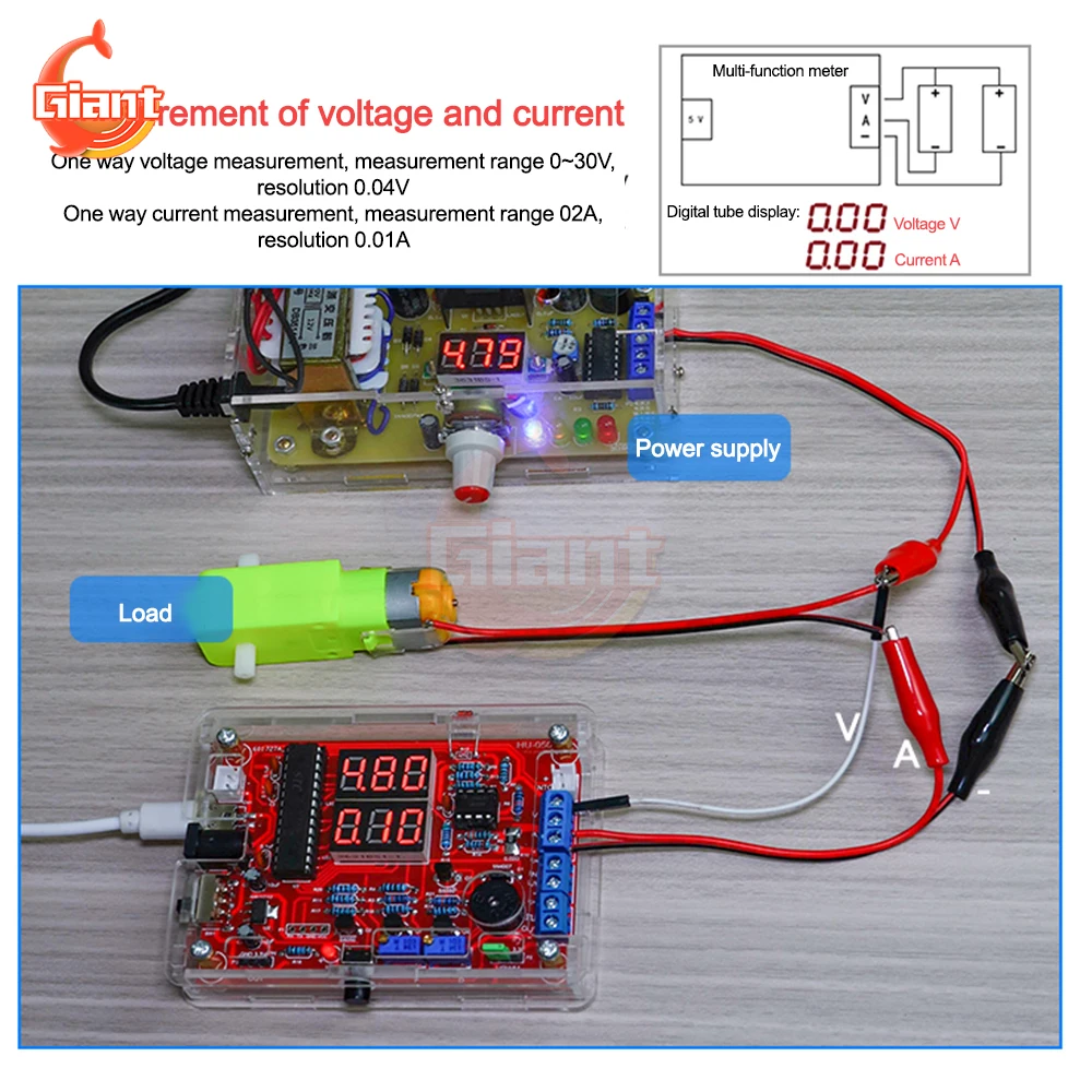 Multi-function PWM Signal Generator Adjustable Regulated Voltage Step-Down Power Supply Module PCB Board DIY Electronic kits