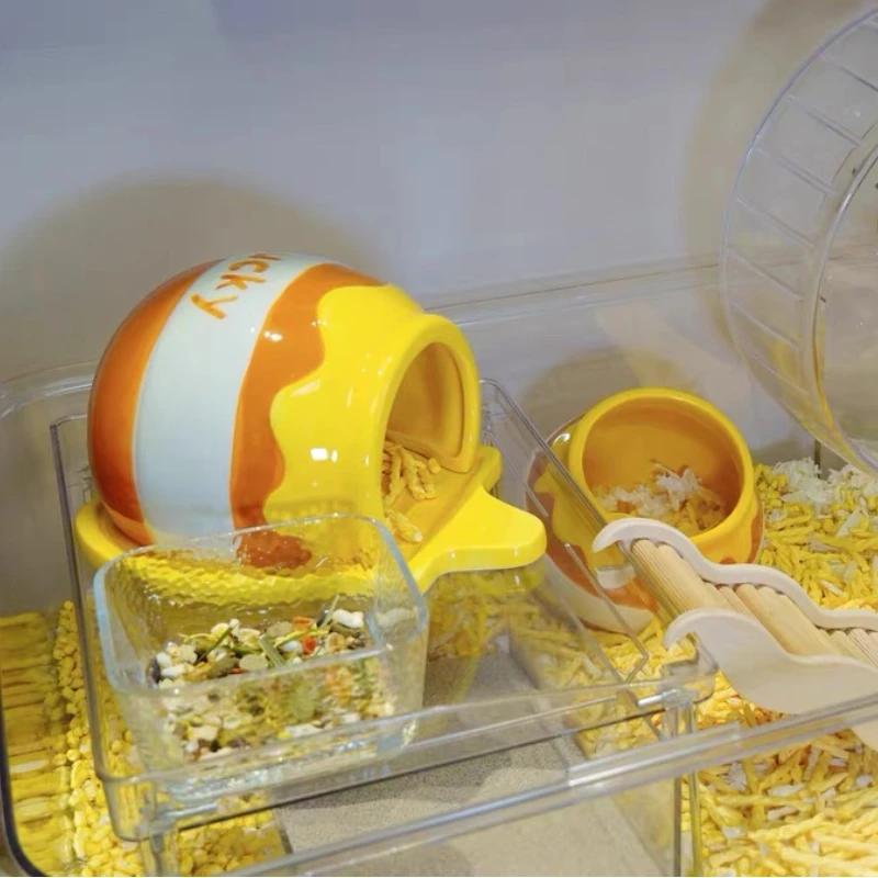 Title 3, Honey Can Shape Cage for Hamster Pet Cage Lands...